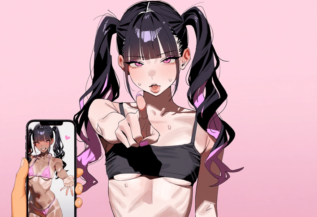【ComfyUI用】Anima用正面とスマホなどに同じ女性が映る2つのワークフロー