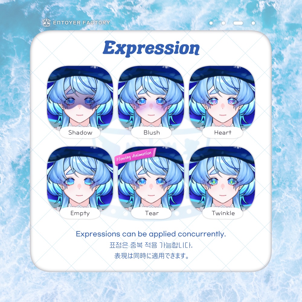 【限定1点】Live2D VTS Model 🪼 Soft Moon jellyfish girl【VB対応】