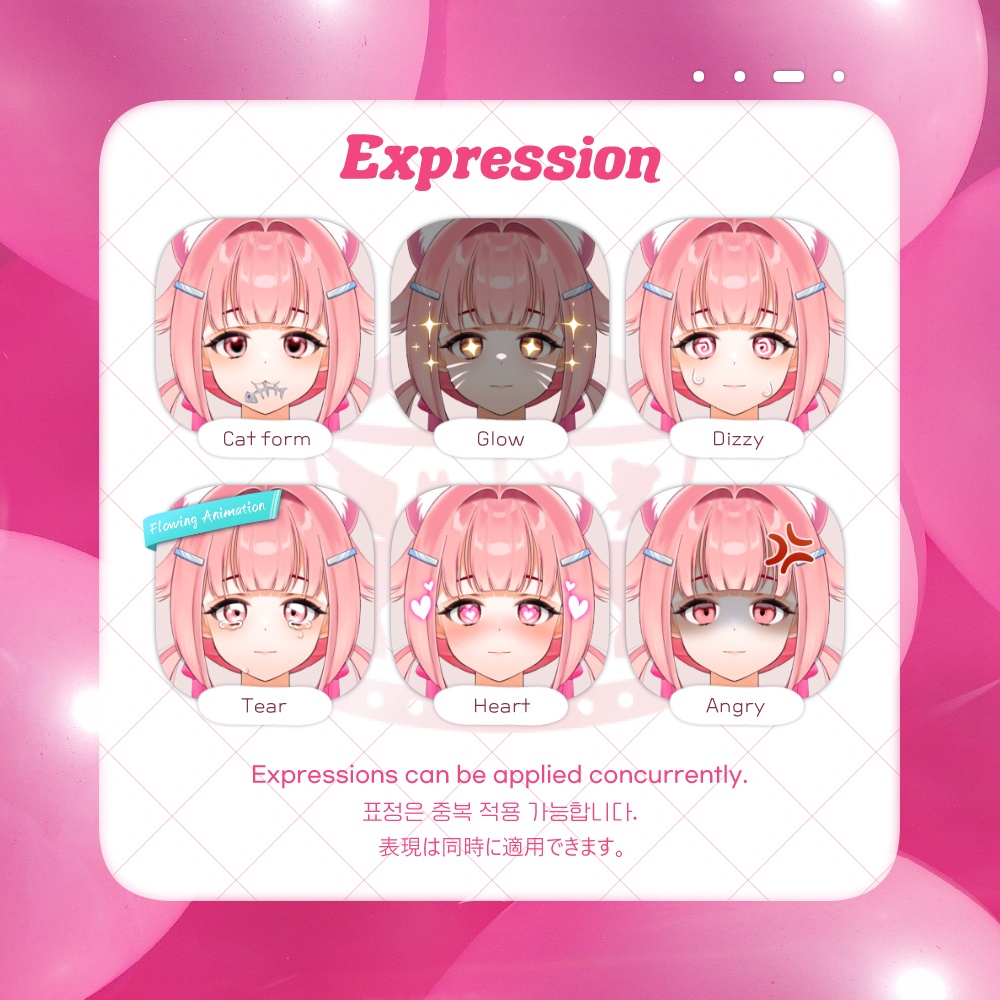 【public model】Live2D VTS Model😽Maid cat Loro【VB対応】