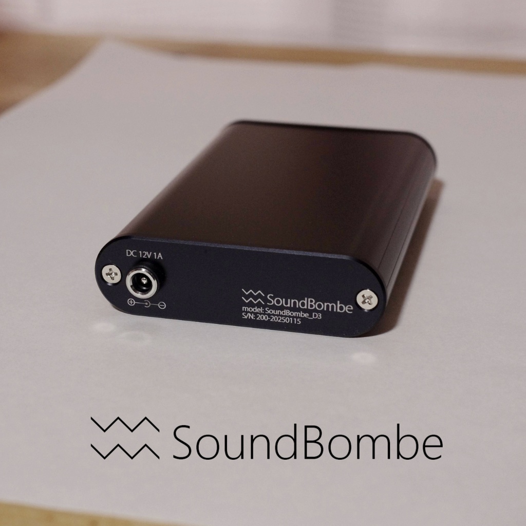 SoundBombe_D3 ポータブル・ヘッドホンアンプ