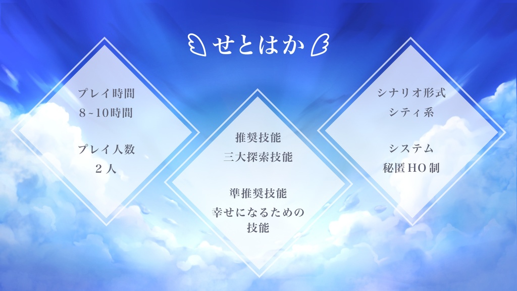 CoCシナリオ「幸せとは、何か?」