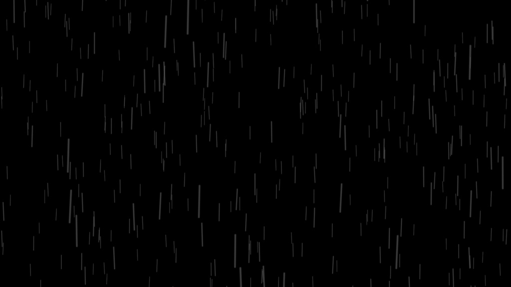 エフェクト【雨】映像素材：Youtuber：Vtuber