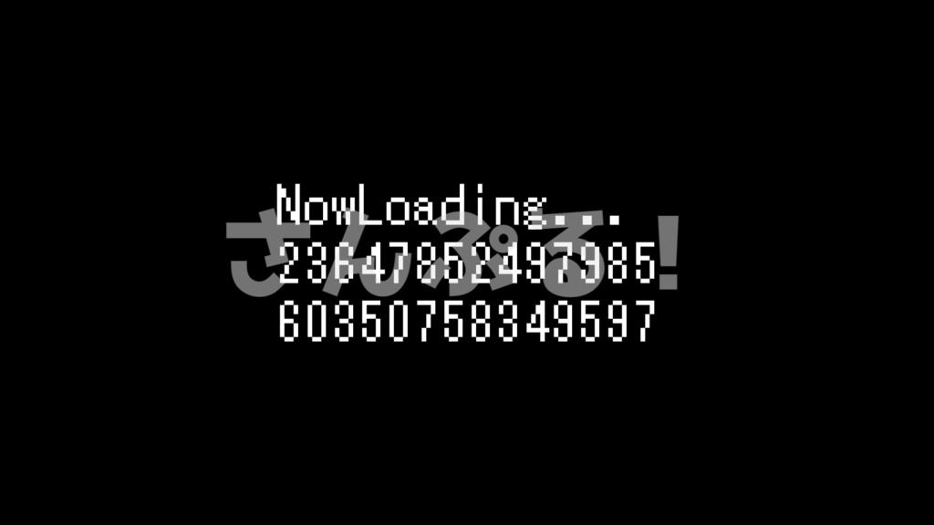 NowLoading【ランダムカウント】映像素材:Youtuber:Vtuber