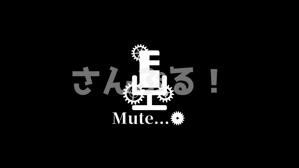 MuteIcon【歯車】映像素材:Youtuber:Vtuber