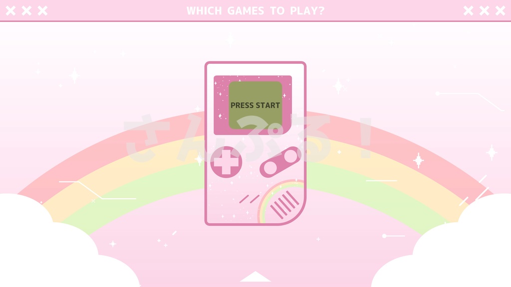 SP画面切替【Let's game! 10色】映像素材:トランジション:Youtuber:Vtuber