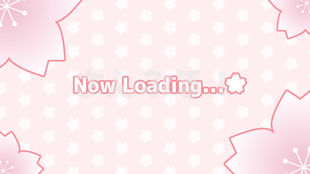 SP画面切替【Spring flower 7色】映像素材:トランジション:Youtuber:Vtuber