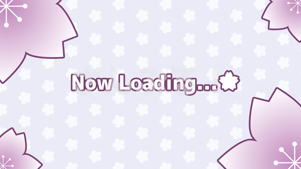 SP画面切替【Spring flower 7色】映像素材:トランジション:Youtuber:Vtuber