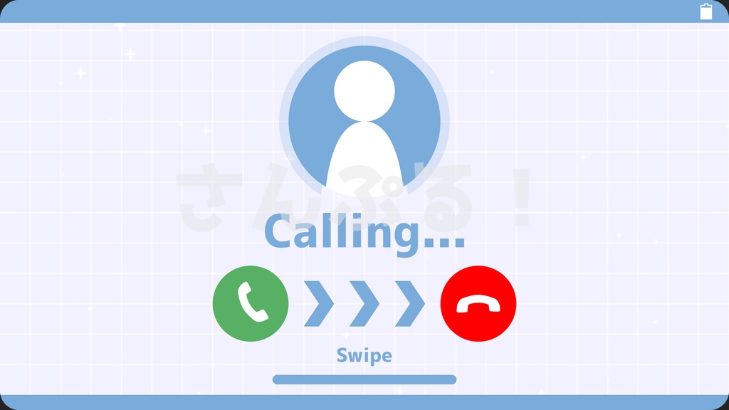 SP画面切替【Calling! 9色】映像素材:トランジション:Youtuber:Vtuber