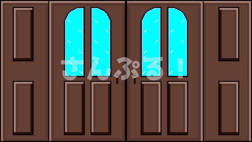 SP画面切替【チョコレートショップ(ピクセル) 3色】映像素材:トランジション:Youtuber:Vtuber