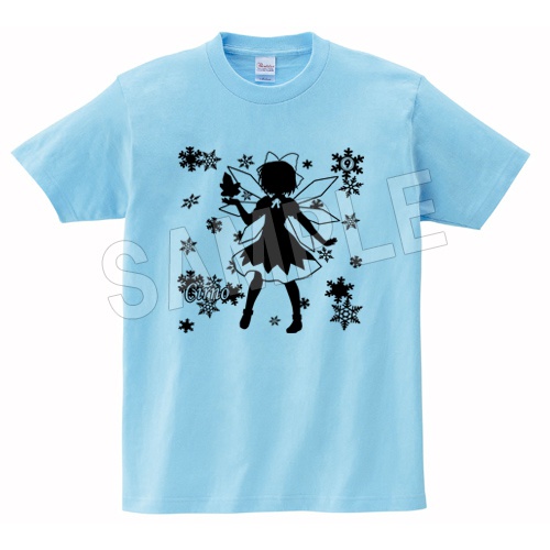 チルノ　シルエット　カラーＴシャツ　東方Project