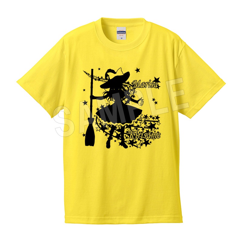 霧雨 魔理沙　シルエット　カラーＴシャツ　東方Project