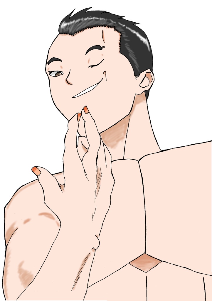 リーゼント　決めポーズ