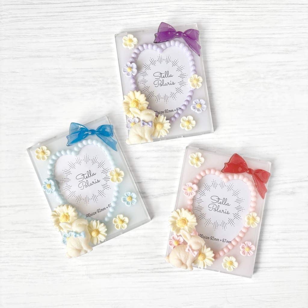 お花畑のトレカケース