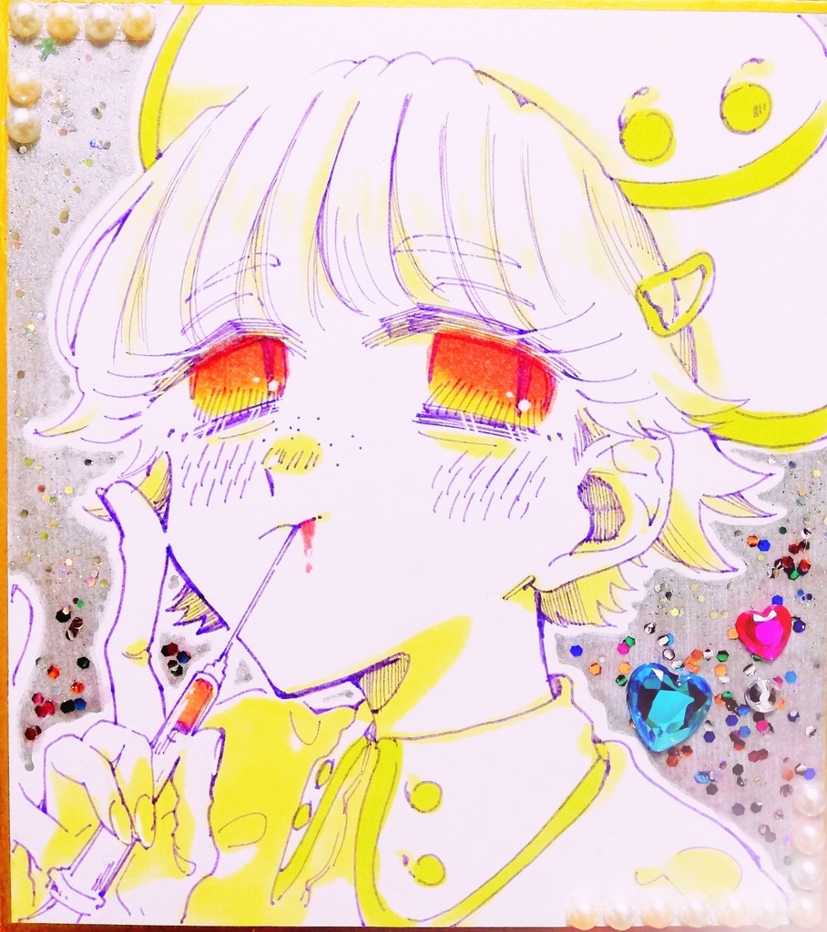 【コピックミニ色紙】ナースちゃん💉