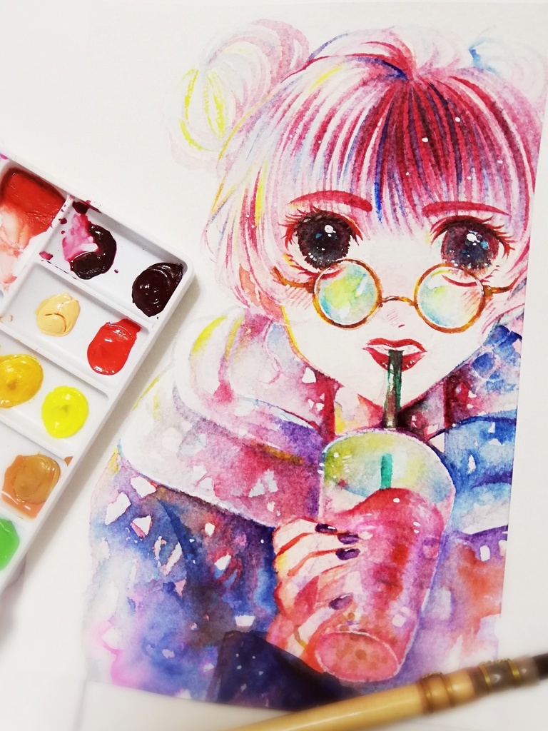 【水彩原画】RIP