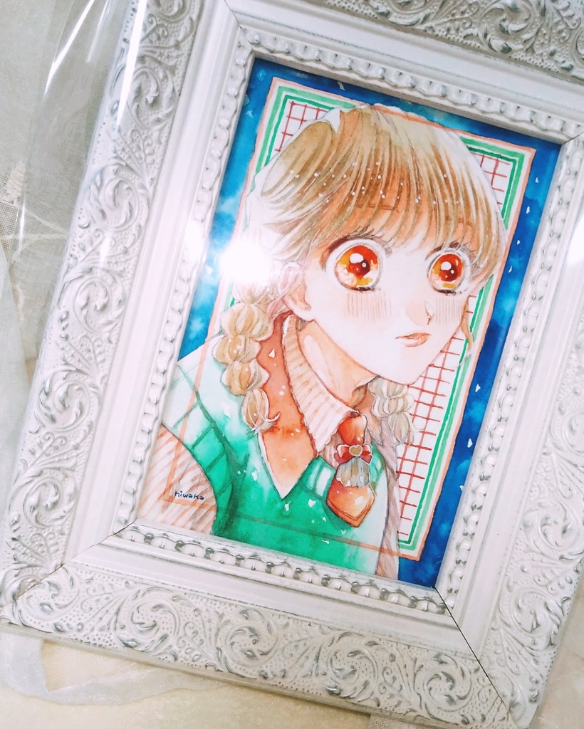 額付水彩原画🎅🎄🌟