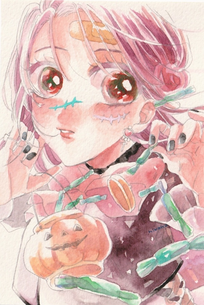 水彩原画🎃