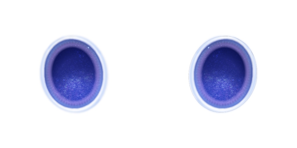 3D Vroid Studio Beta Eyes / Blue Galaxy With Stars + Highlights.