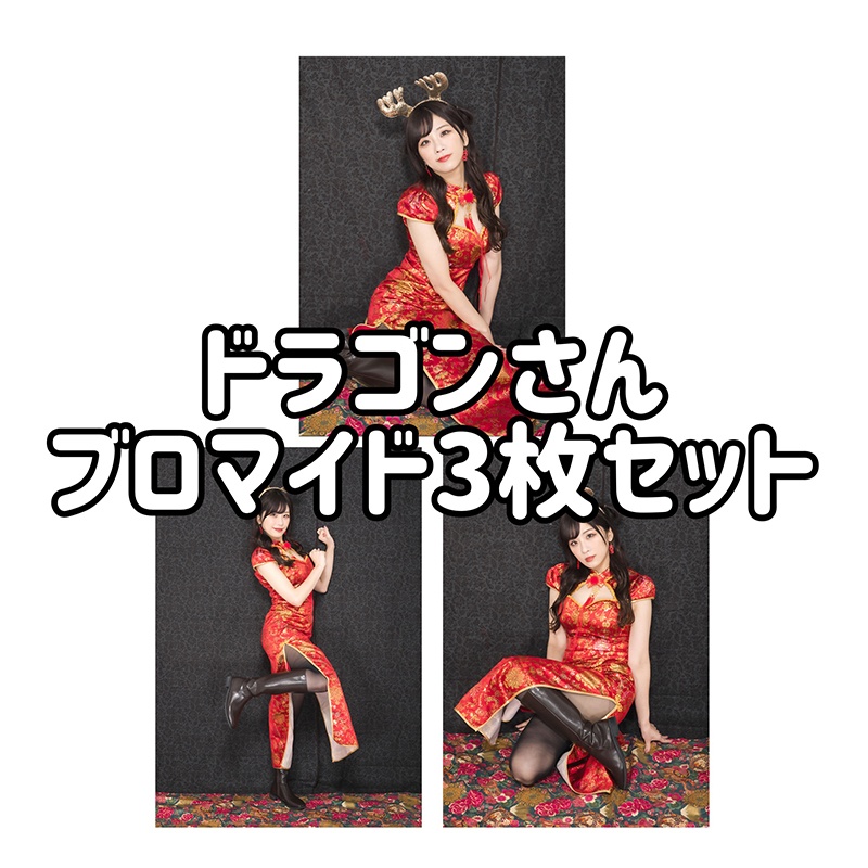ドラゴンさんブロマイド３枚セット