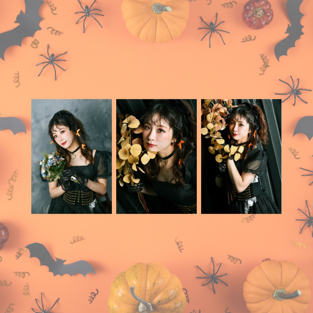 ハロウィンブロマイド3枚セット