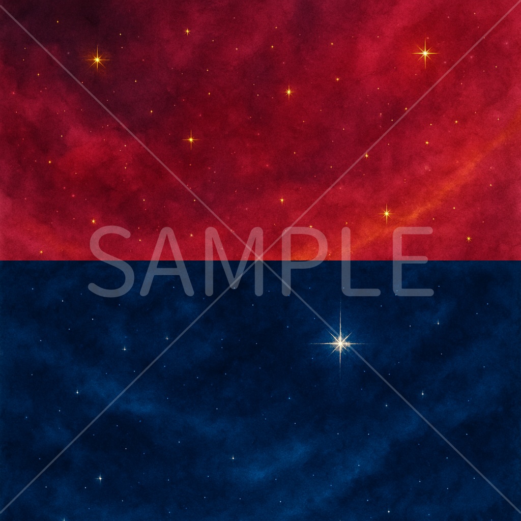 水彩夜空背景セット(4枚)|SNS・WEB向けデザイン素材