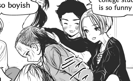 Drunk college student's punishment game