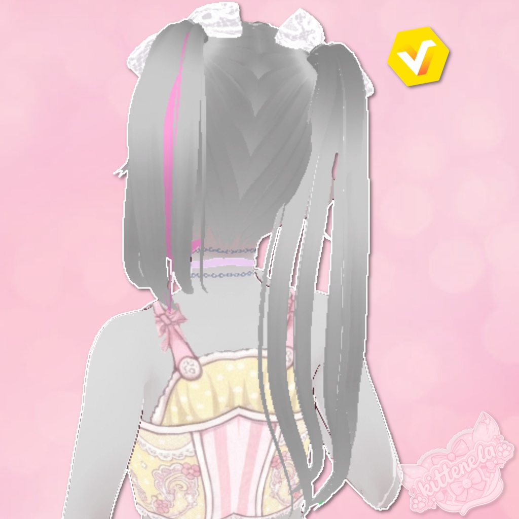 Cute Slanted Pigtails Hair ♡