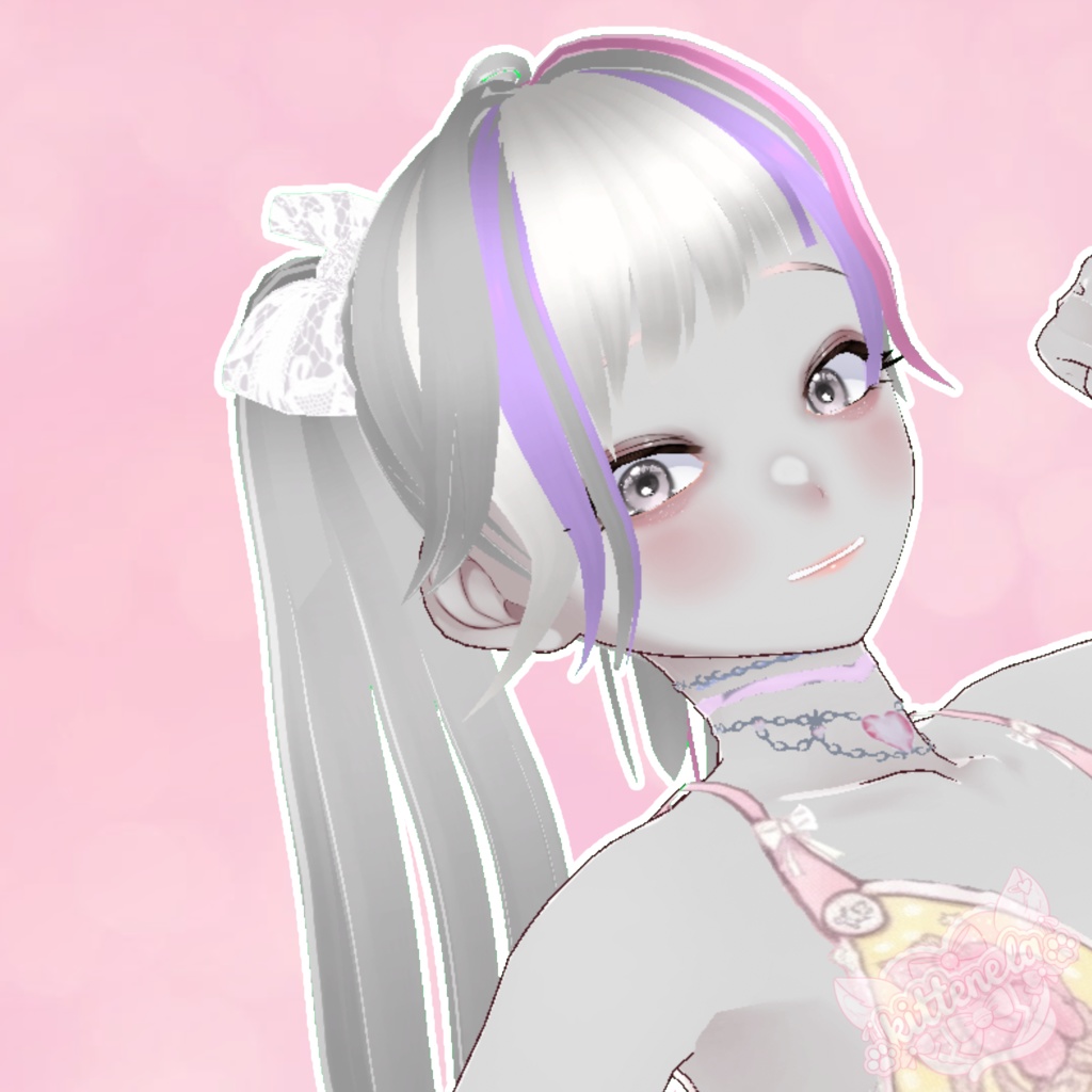 Cute Slanted Pigtails Hair ♡