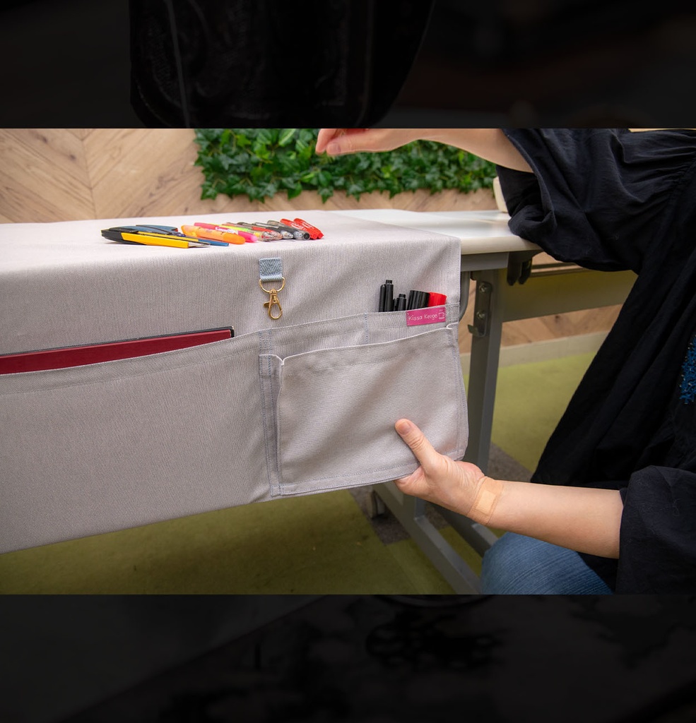 喫茶クロス【④ライトグレイ LightGray】即売会専用テーブルクロス