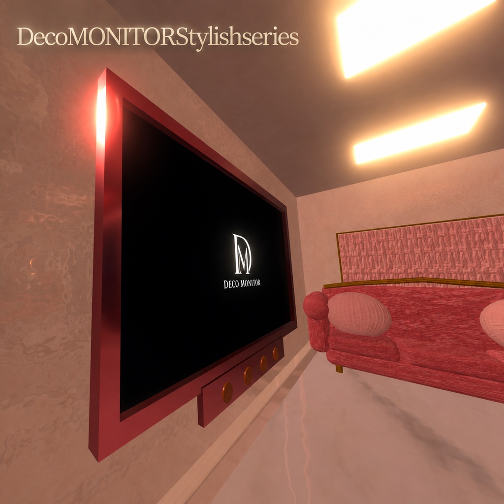 【無料】【cluster対応】DecoMONITOR