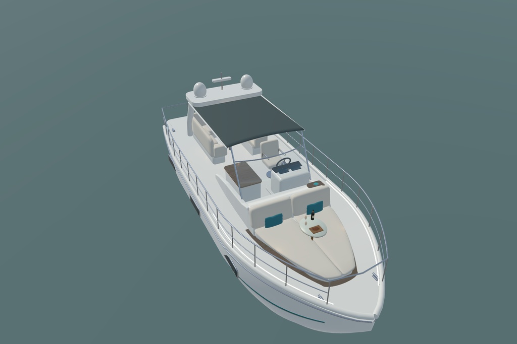 【cluster対応】TURQUOISE BLUE HALO VILLA|家具・家電・クルーザー 36 Prefabs