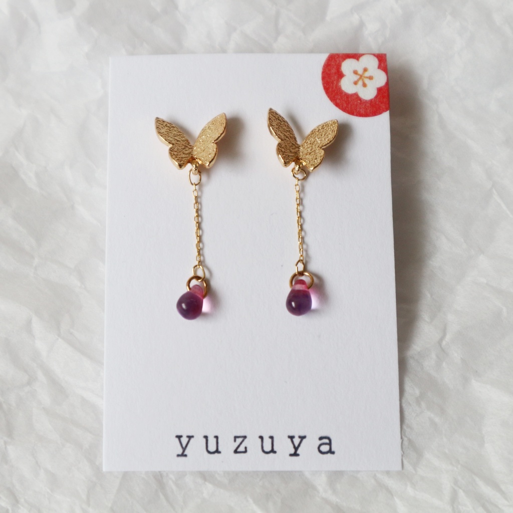 【鬼滅】胡蝶しのぶモチーフピアス