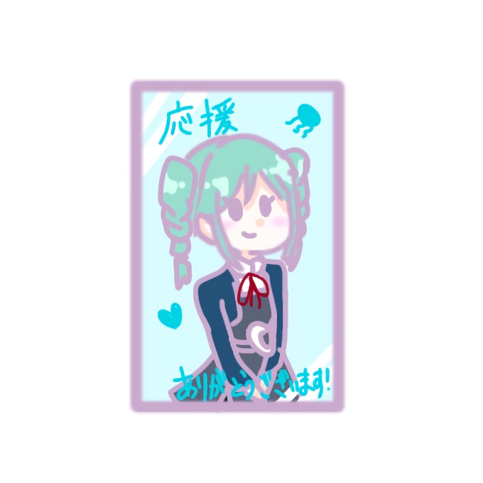 直筆メッセージ入りチェキ 柏崎真夕（冬毬）
