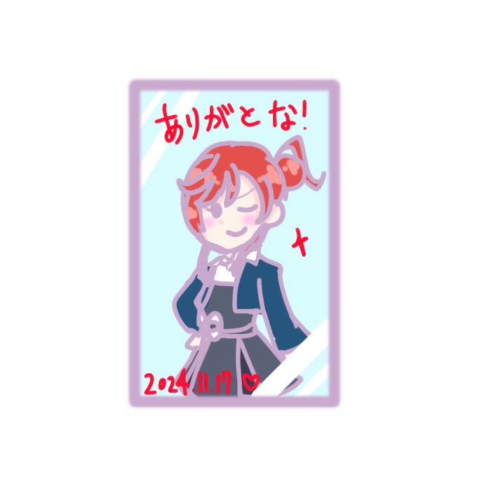 直筆メッセージ入りチェキ みーくん（メイ）