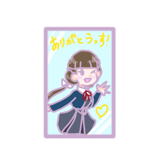 直筆メッセージ入りチェキ 小桜やちよ（きな子）