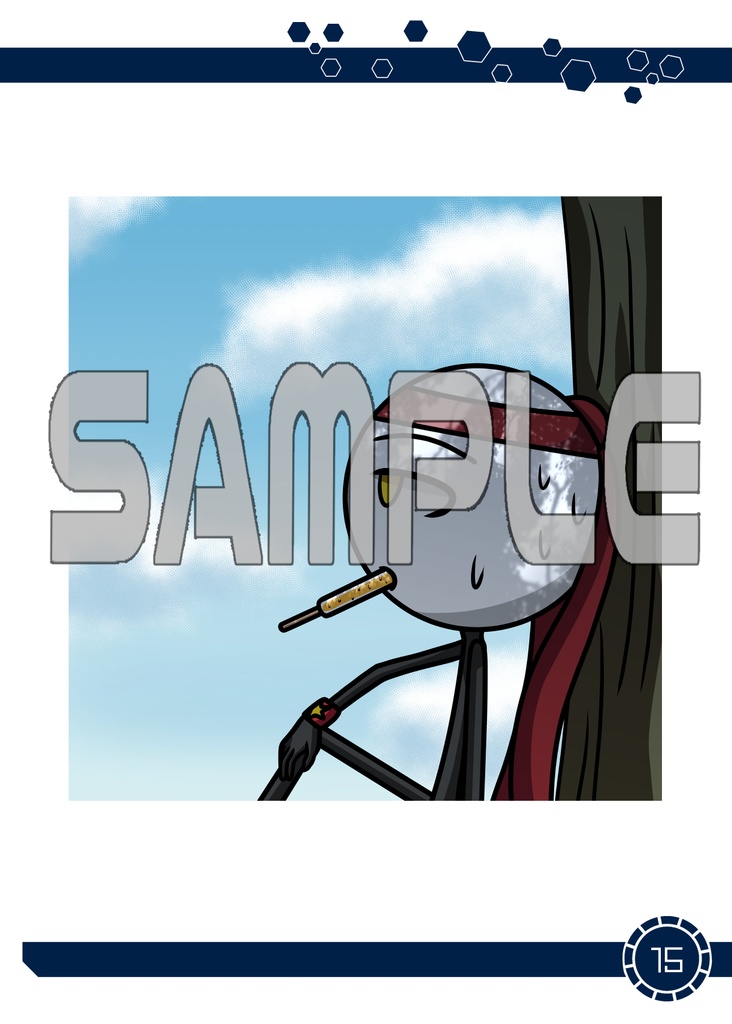 STICK FIGHTERS イラスト再録本 「initial」