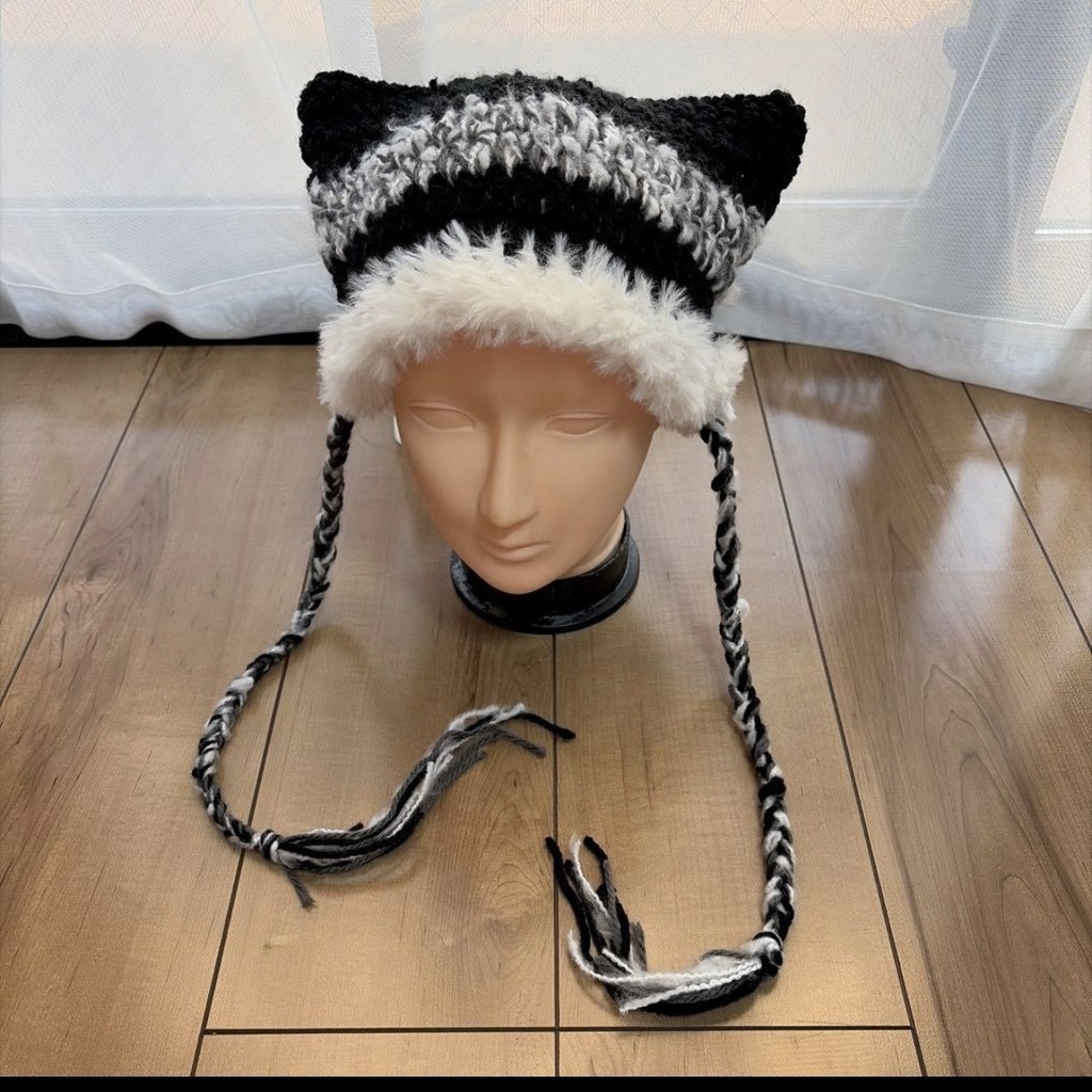 ビキニセット猫耳帽子付き