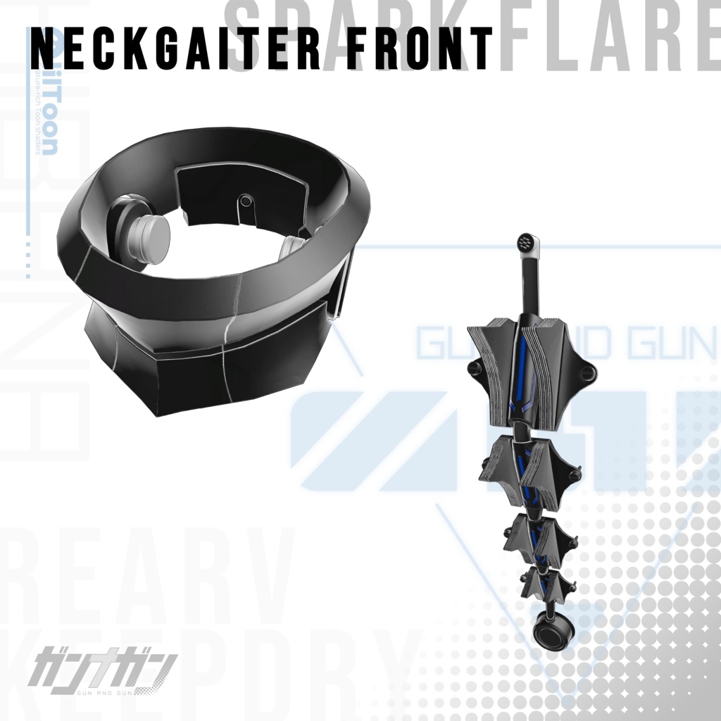 【全25対応】Spark flare【#VRガンナガン ヒバナ衣装】