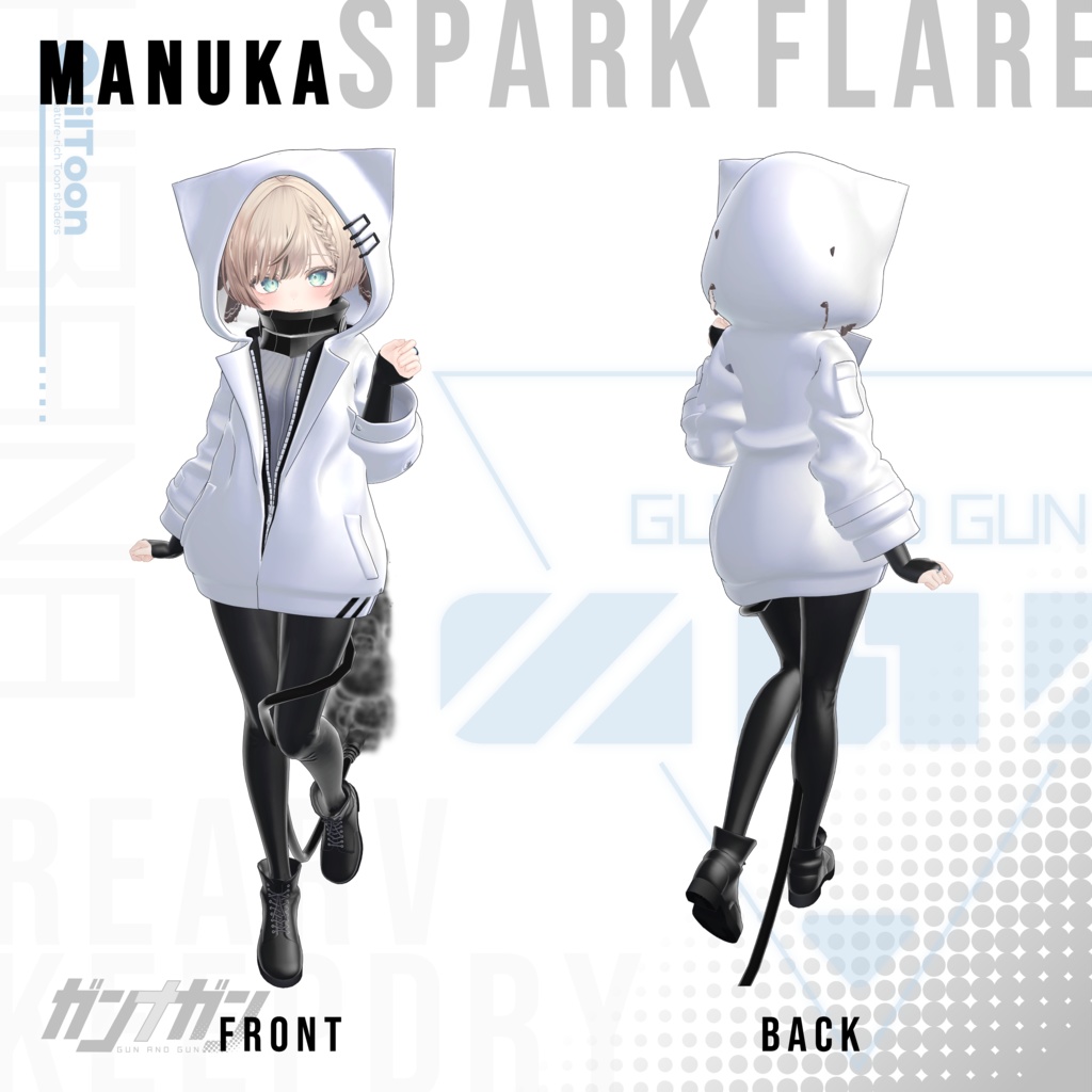 【全25対応】Spark flare【#VRガンナガン ヒバナ衣装】