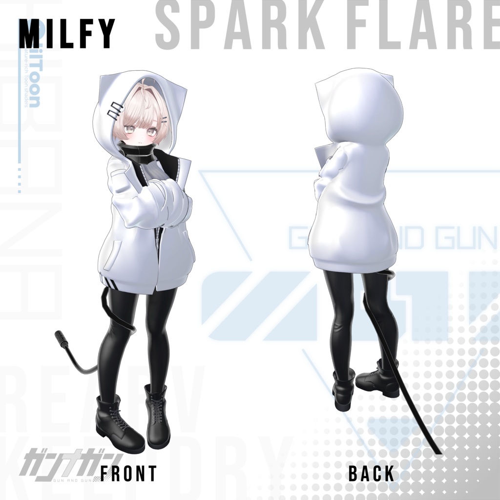 【全25対応】Spark flare【#VRガンナガン ヒバナ衣装】