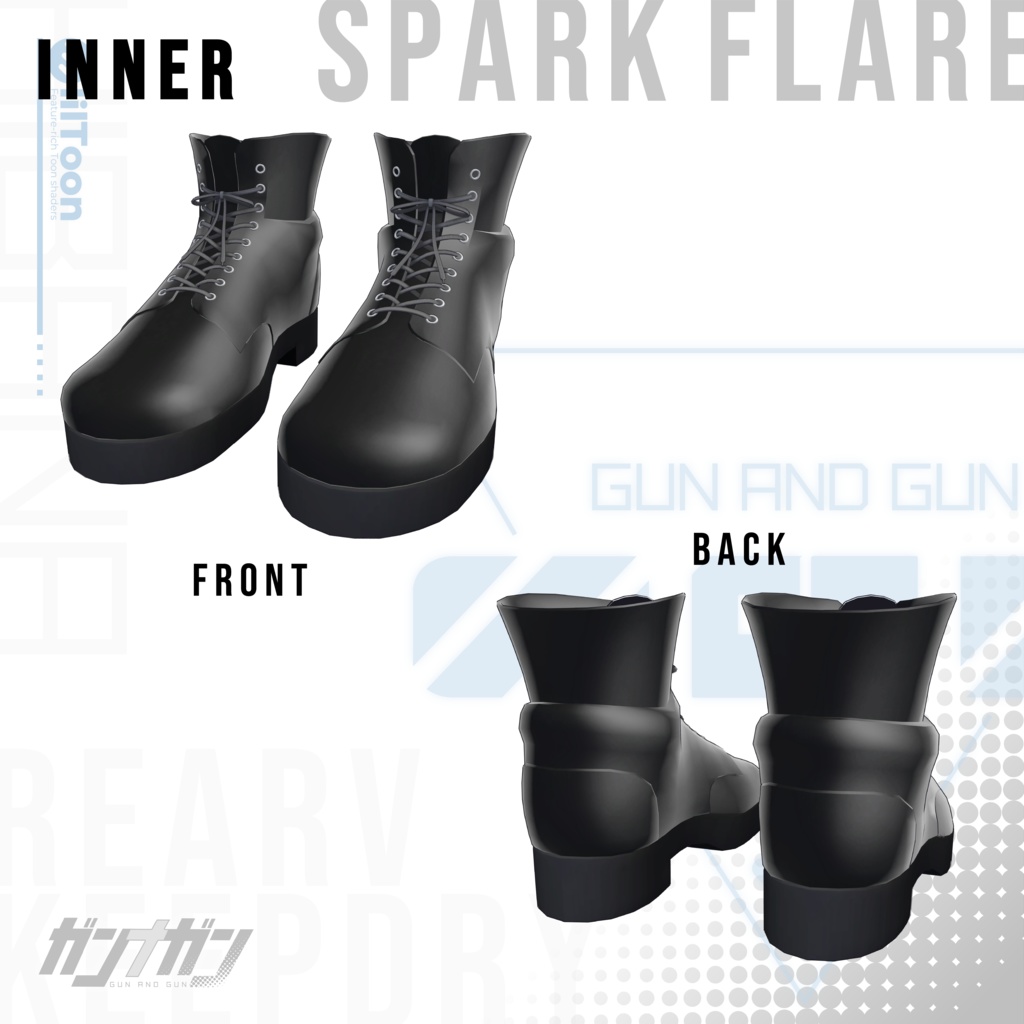 【全25対応】Spark flare【#VRガンナガン ヒバナ衣装】