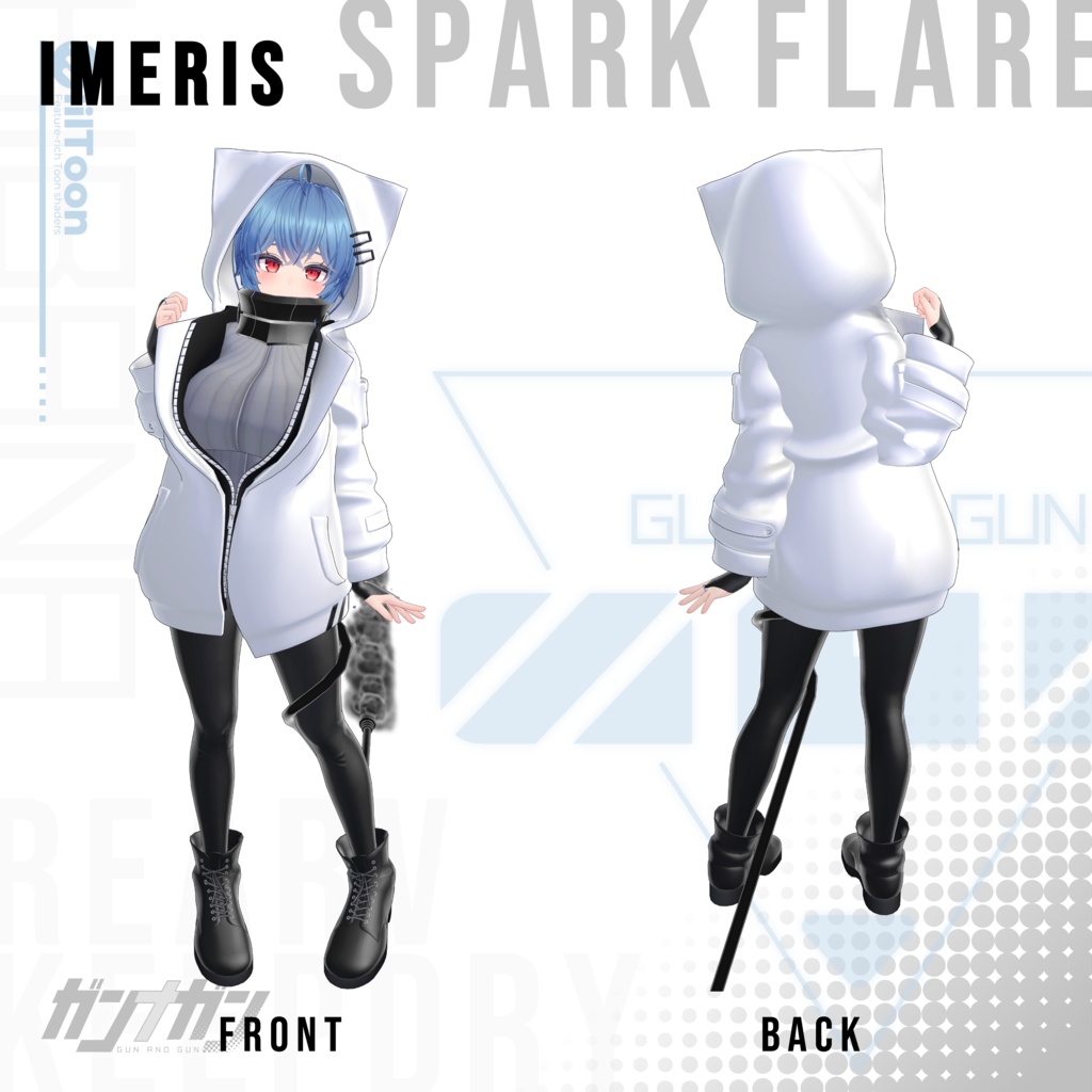 【全25対応】Spark flare【#VRガンナガン ヒバナ衣装】