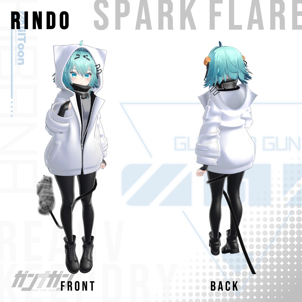 【全25対応】Spark flare【#VRガンナガン ヒバナ衣装】