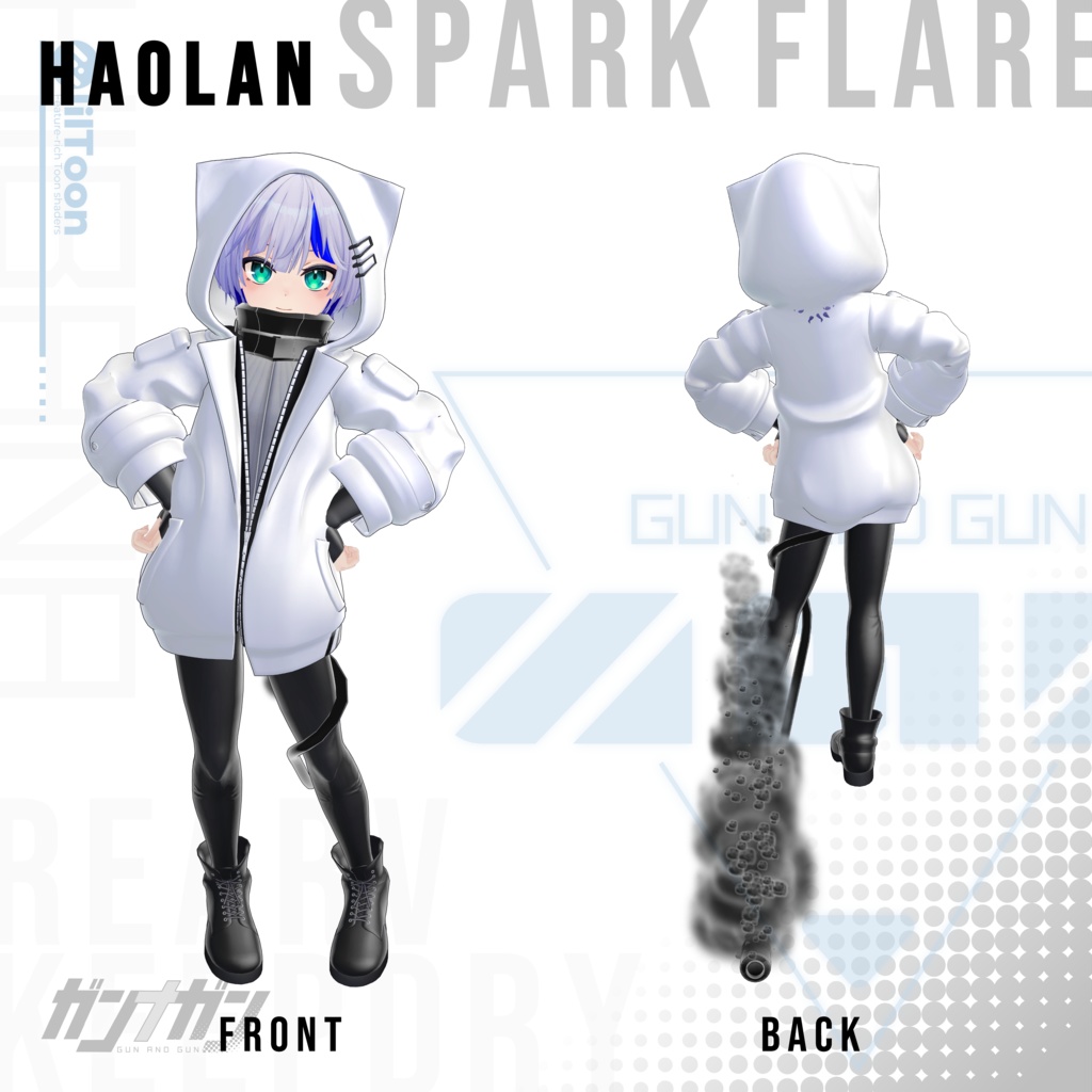 【全25対応】Spark flare【#VRガンナガン ヒバナ衣装】