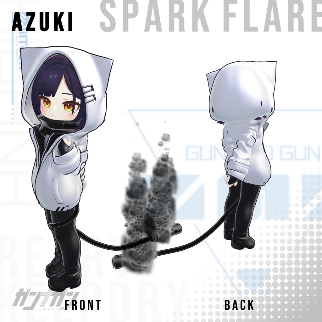 【全25対応】Spark flare【#VRガンナガン ヒバナ衣装】