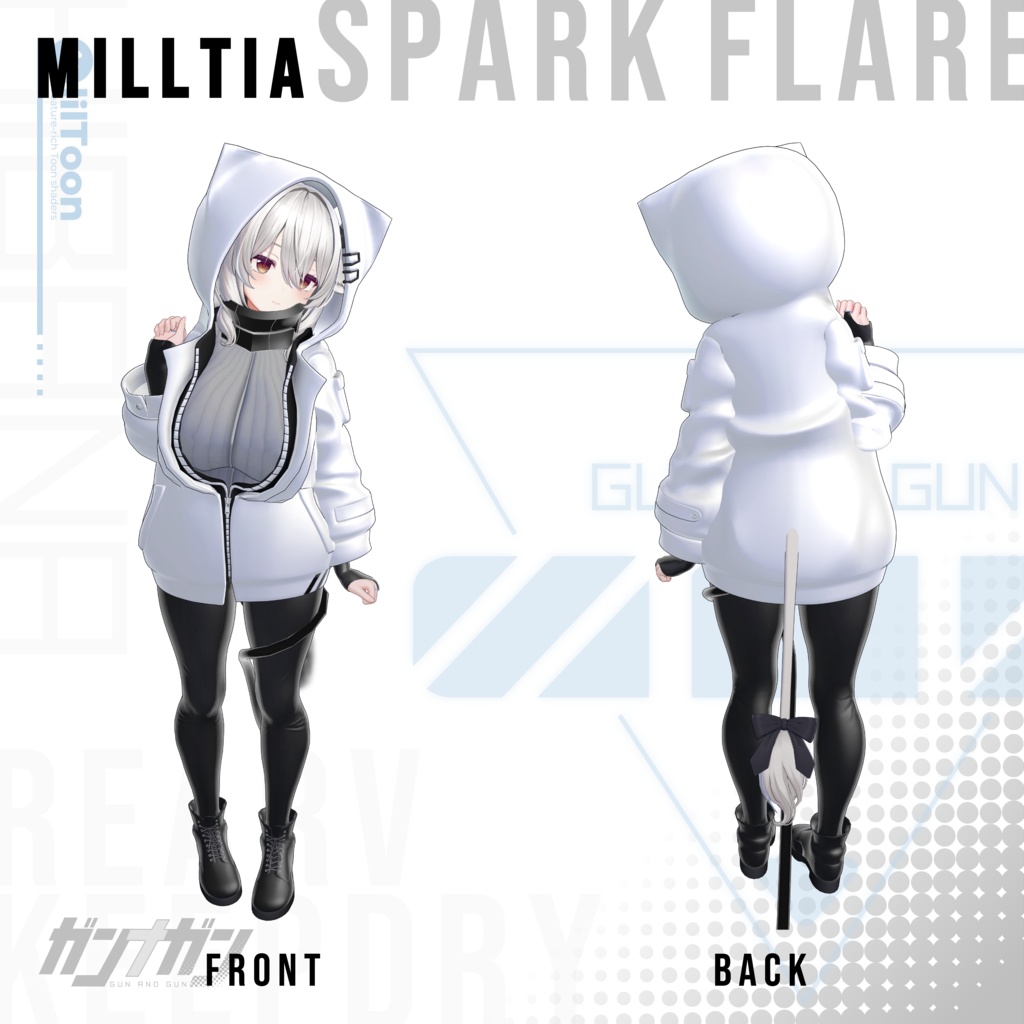 【全25対応】Spark flare【#VRガンナガン ヒバナ衣装】