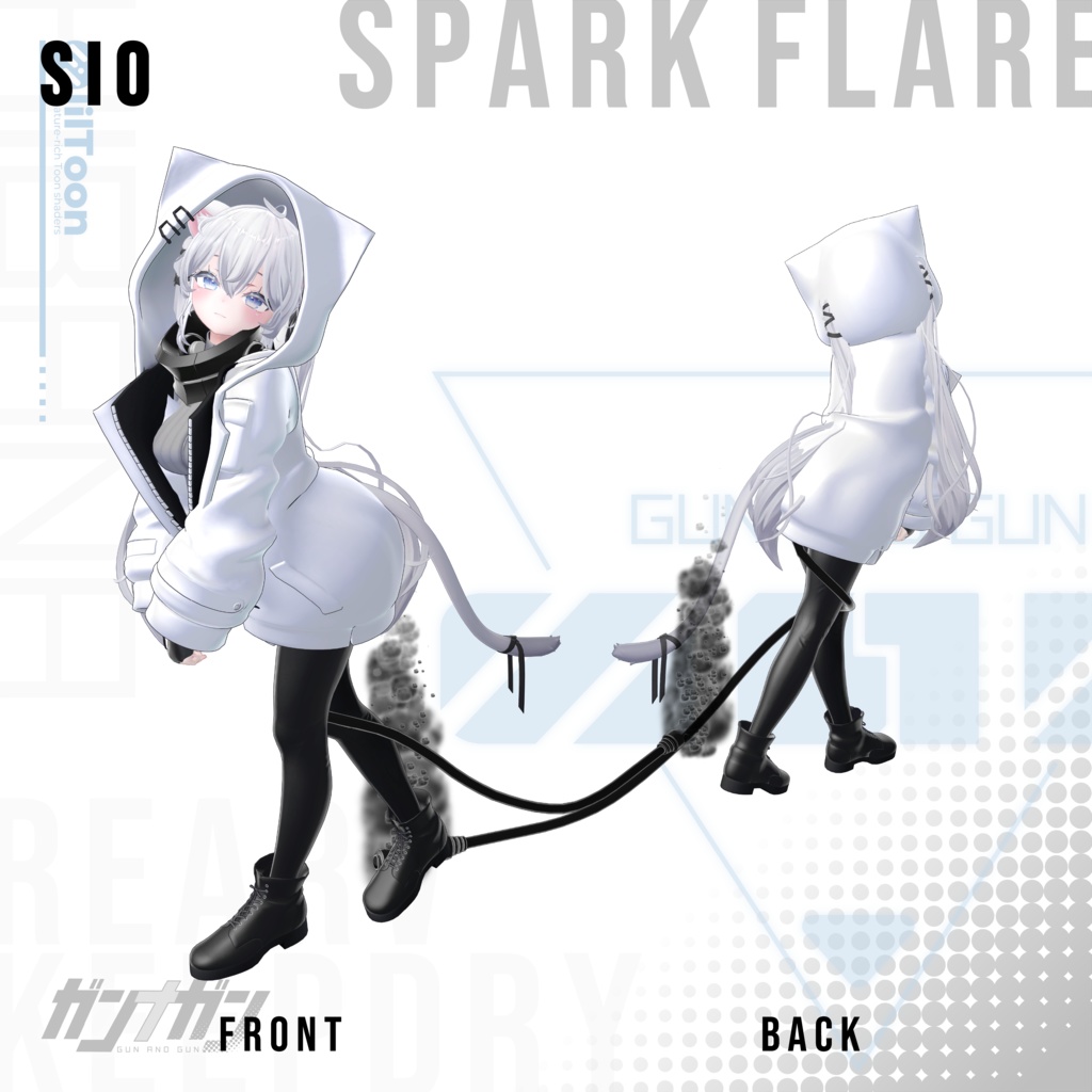【全25対応】Spark flare【#VRガンナガン ヒバナ衣装】
