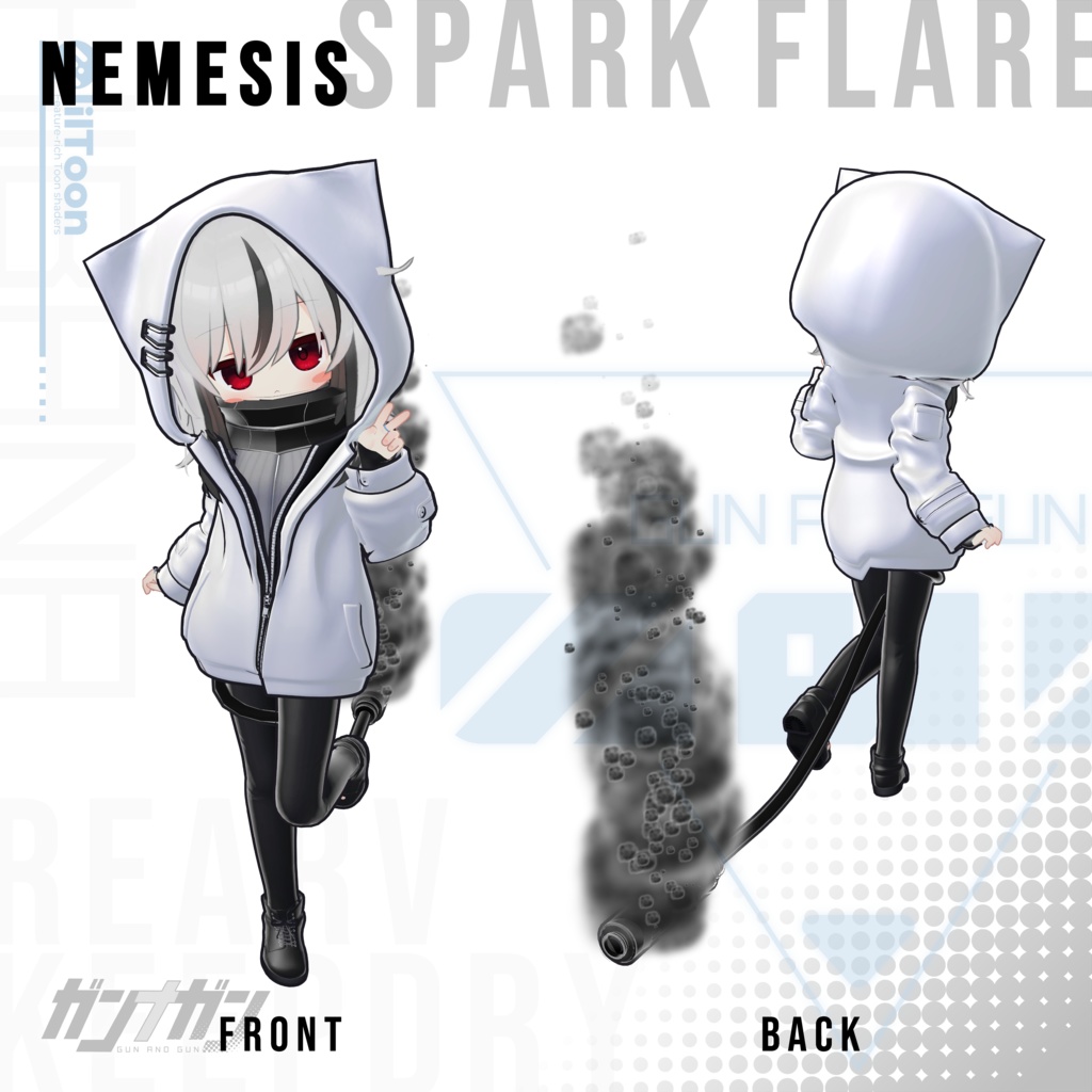 【全25対応】Spark flare【#VRガンナガン ヒバナ衣装】