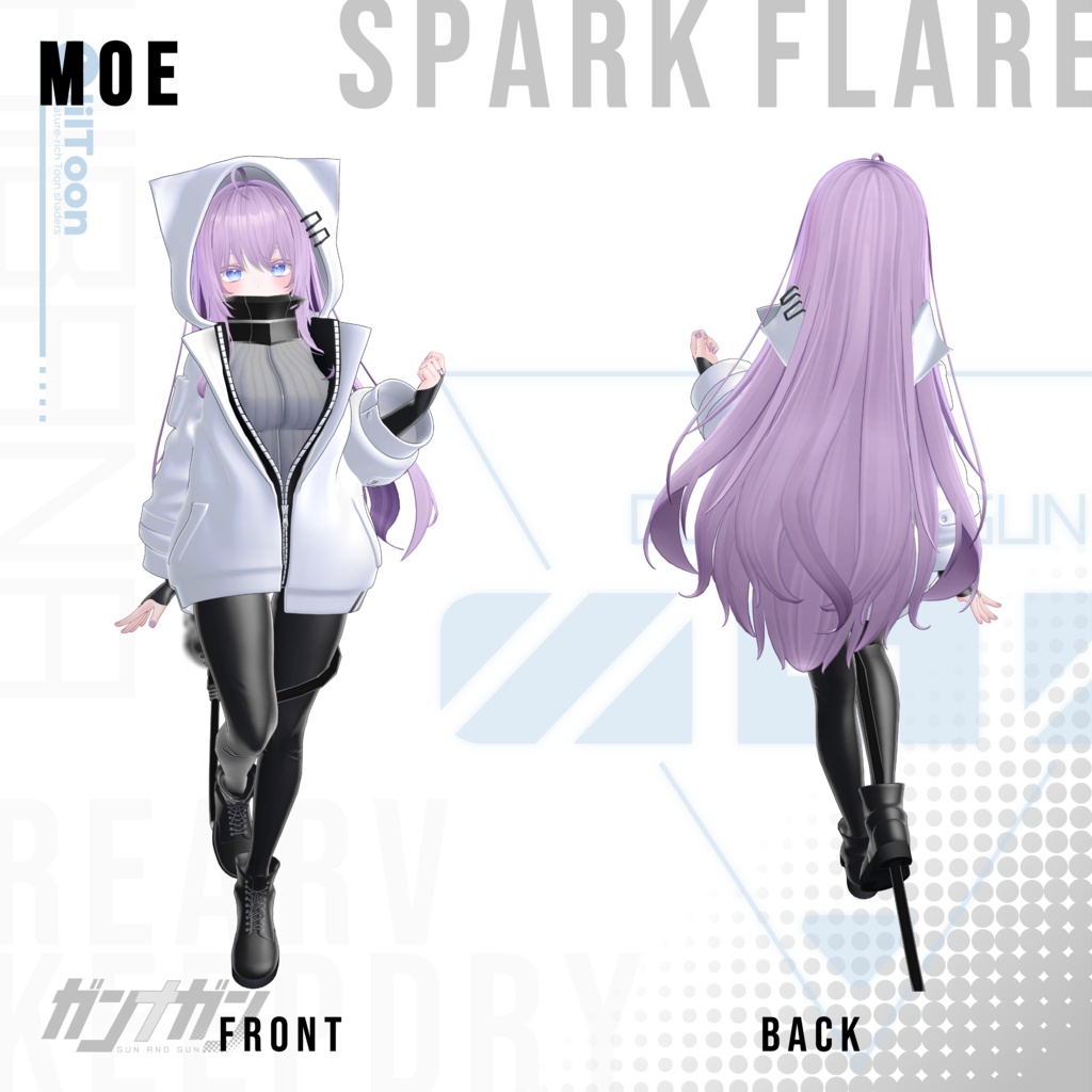 【全25対応】Spark flare【#VRガンナガン ヒバナ衣装】