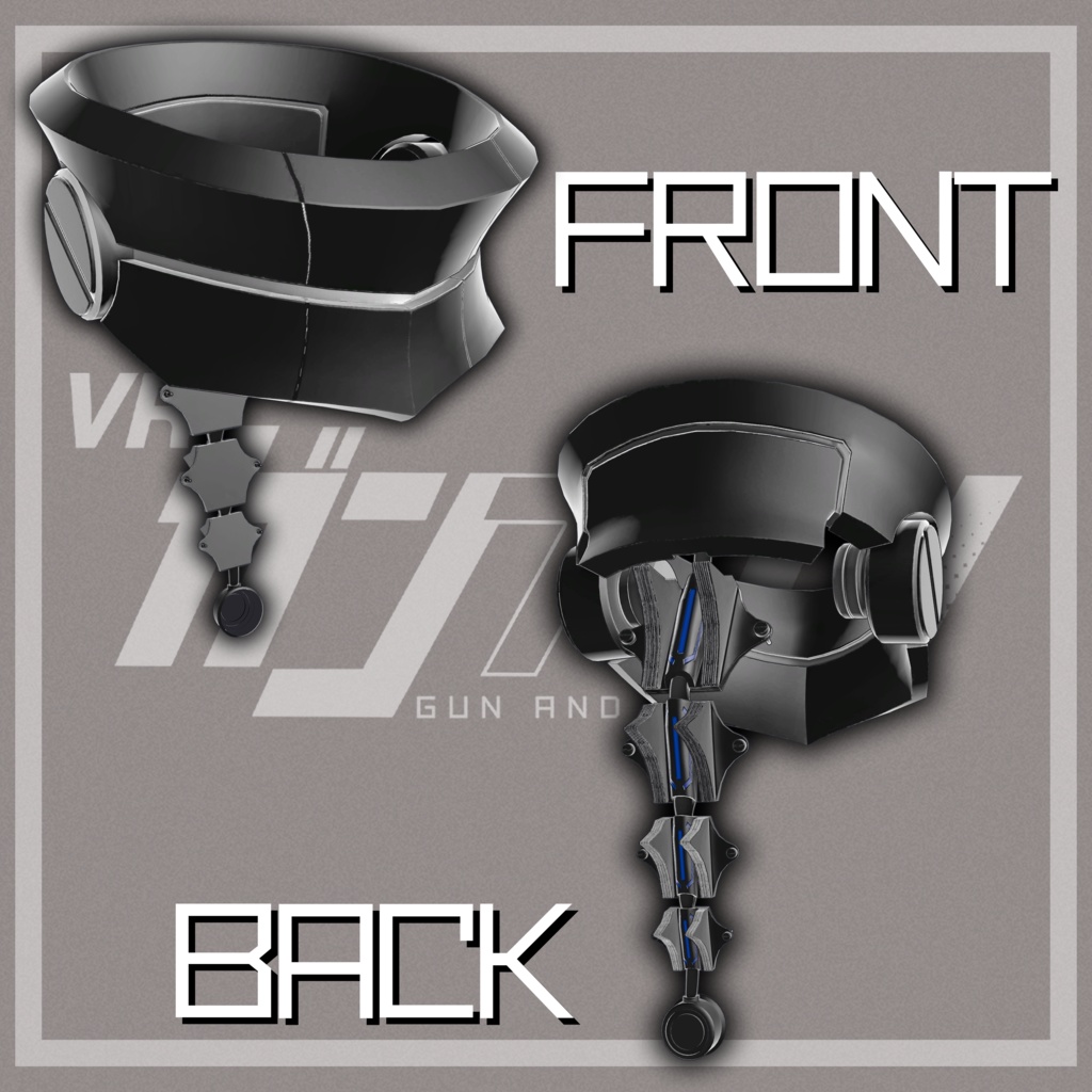 【MA対応】侵襲式神経加電器(ヒバナパーツ)【#VRガンナガン】